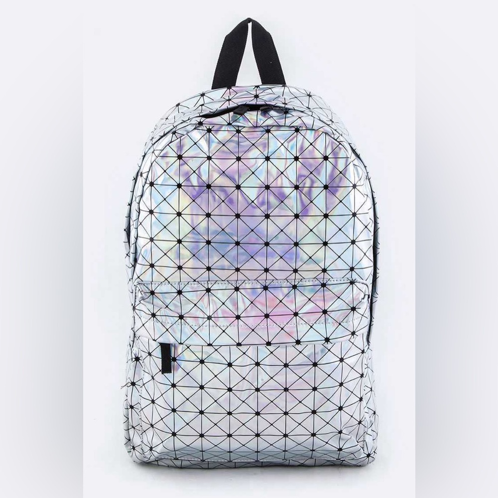 Holographic Geometric Backpack - Picture 2 of 5